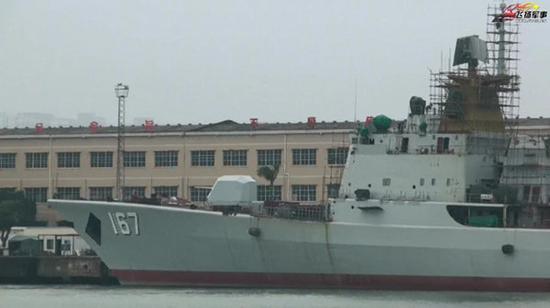 167深圳舰最新改装进展。