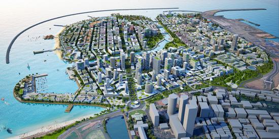 科伦坡港口城是中国在斯里兰卡最大的投资项目,2014年9月习近平访问斯里兰卡时正式启动。