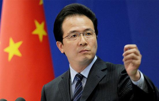 外交部发言人洪磊(资料图)