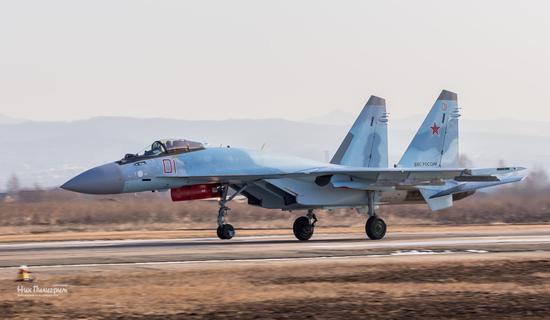 资料图:俄罗斯苏35战机