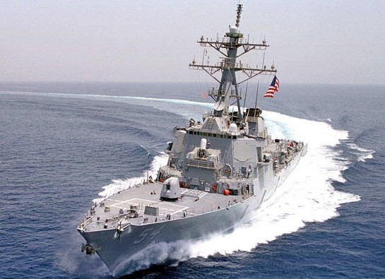 资料图:美军驱逐舰