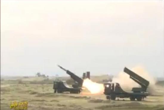 中国红旗9导弹亮相土库曼斯坦军演 实弹打靶(