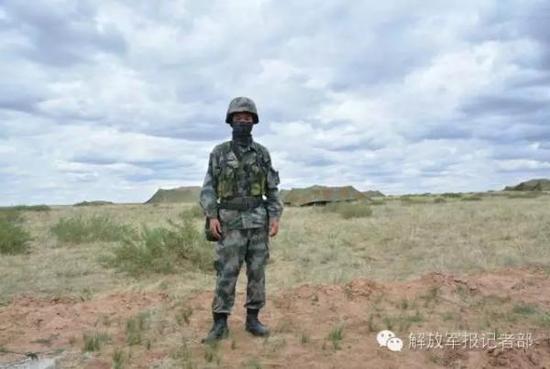 在朱日和基地的近照。