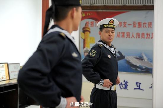 资料图：中国海军官兵