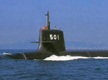 资料图：日本苍龙级潜艇。
