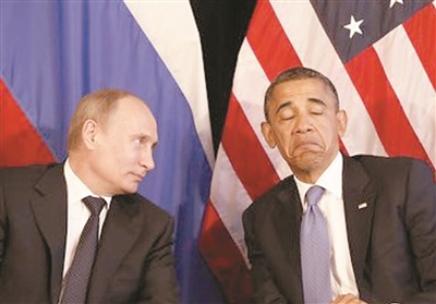 奥巴马和普京。资料图