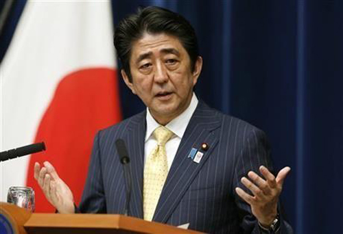 资料图片：日本首相安倍晋三。（图片来源于网络）