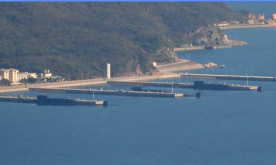 布署海南的中国海军战略核潜艇