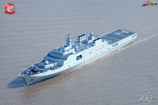 中国海军071登陆舰