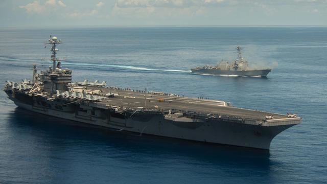 美航母退出南海真相-美国航母为何撤出南海-7