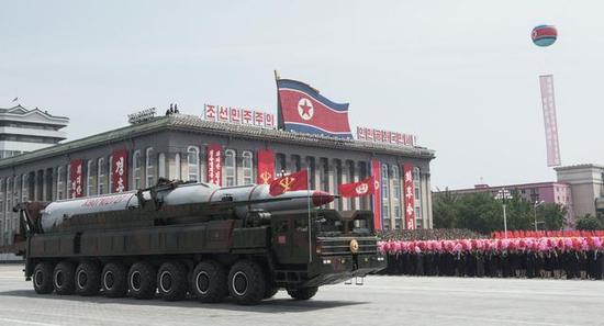 资料图：朝鲜导弹
