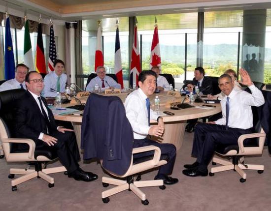 G7峰会各国首脑
