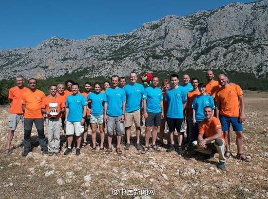 叶光富在国外参加训练