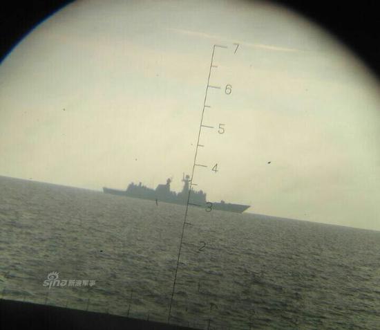 疑似印尼海军发布的中国水面舰航行图