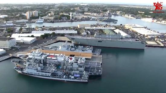 各国军舰齐聚珍珠港