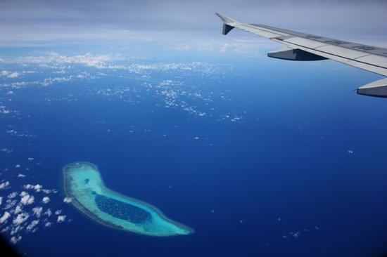 中国美丽的南海岛礁