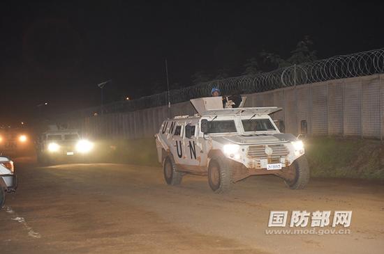 资料图:中国驻南苏丹维和部队