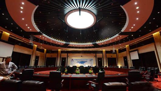 资料图片：图为7月23日拍摄的位于老挝国际会议中心的东盟会议会场。（图片来源于网络）