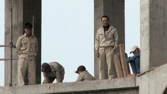 在俄罗斯海参崴工作的朝鲜劳工