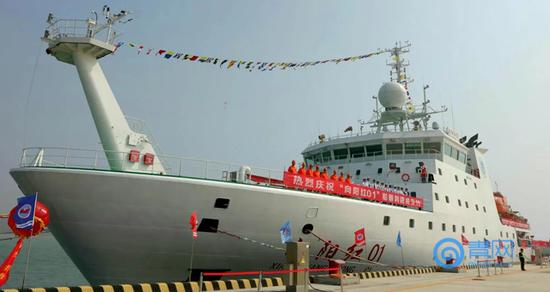 资料图:中国海洋科考船