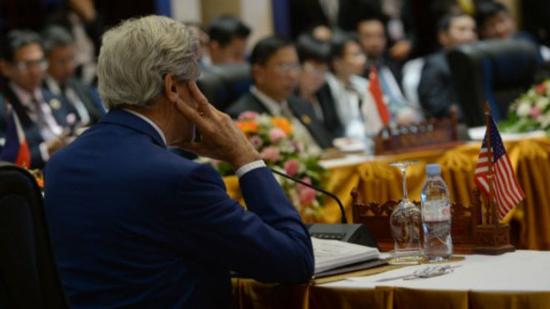 克里敦促东盟国家就南海主权争端采取共同立场