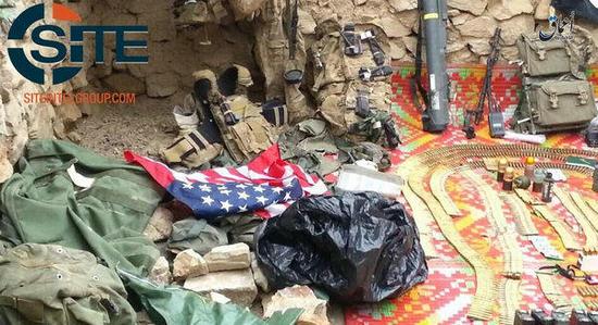 IS晒图声称缴获在阿富汗美军大量武器装备