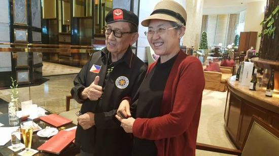 资料图:拉莫斯与傅莹会面