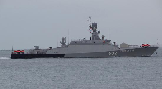 俄罗斯21631型"暴徒m"级轻型护卫舰(也称小型导弹舰)"谢尔普霍夫"号