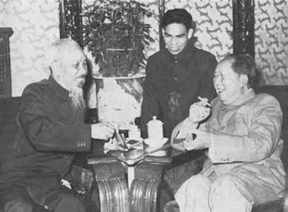 毛泽东与胡志明
