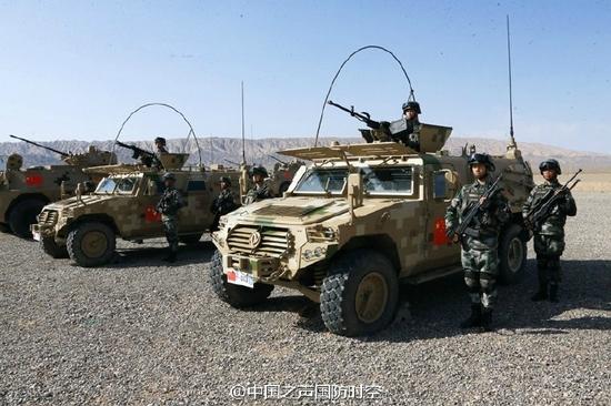 我参加“和平使命―2016”联合反恐军事演习官兵及装备