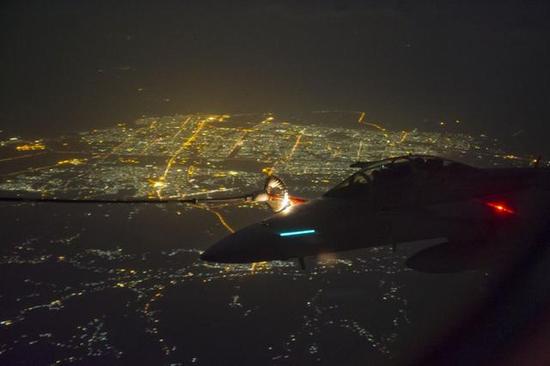 资料图：澳大利亚皇家空军战机参与空袭IS的行动