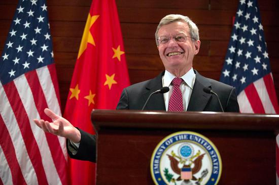 美国驻华大使鲍卡斯（Max Baucus）