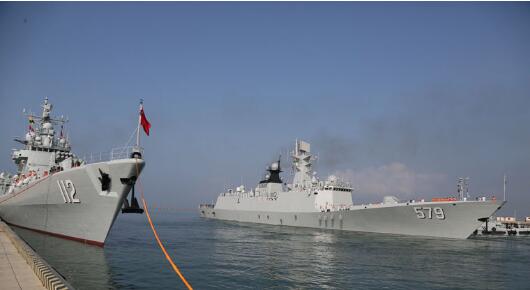 资料图:中国海军护航编队。