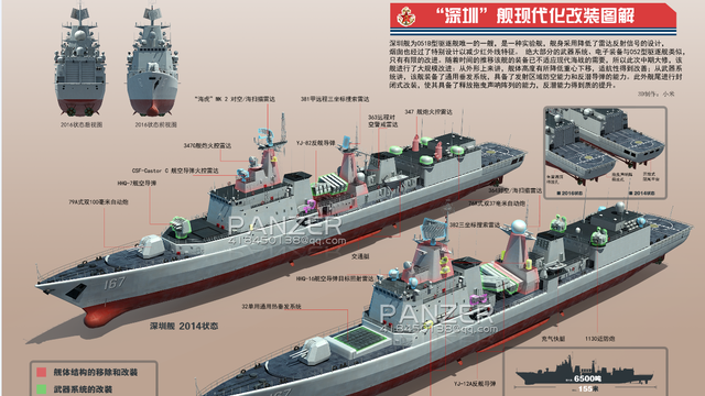 全面解析中国167深圳舰改装