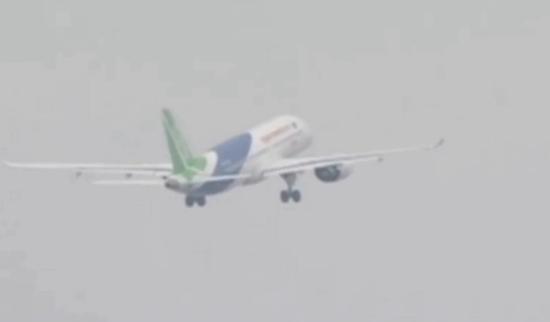 ������ɻ�C919�׷ɳɹ�