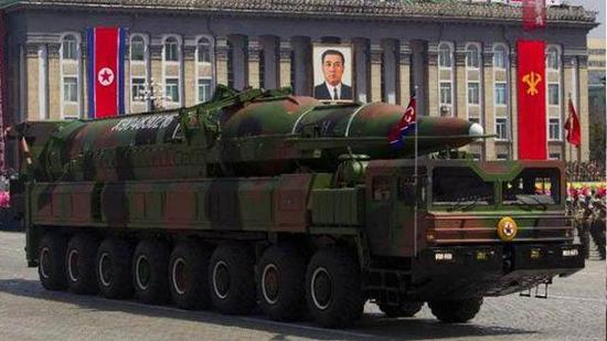 资料图：朝鲜弹道导弹