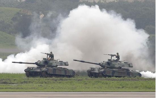 资料图:台军演习