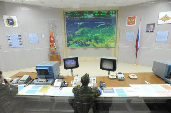 莫斯科反导系统值班室内景（资料图）