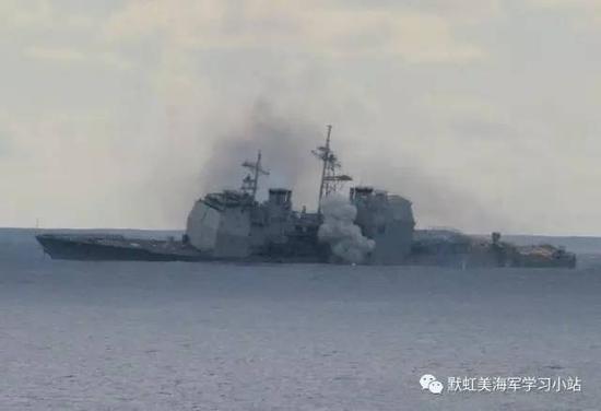 CG 50, USS Valley Forge直接被当靶子打沉了！