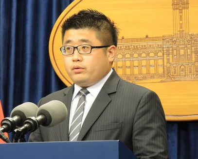 蔡英文办公室发言人林鹤明。(图片来源:台湾“中央社”)