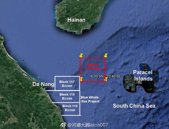 禁航地区表示图