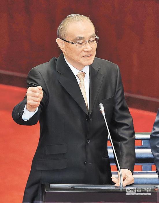 台当局防务部门负责人冯世宽(图片来源:“中时电子报”)