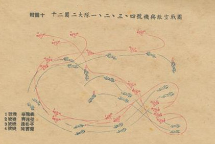 1951年10月10日空四师12团二大队战例附图