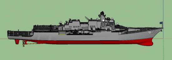 按照这个概念搞的伯克IV,那不就是个美版055么?23333