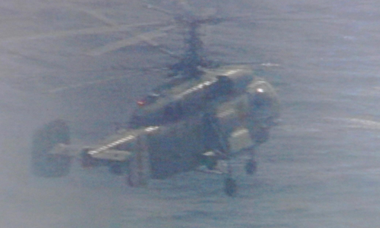 台军：解放军卡-28反潜直升机再次现身台