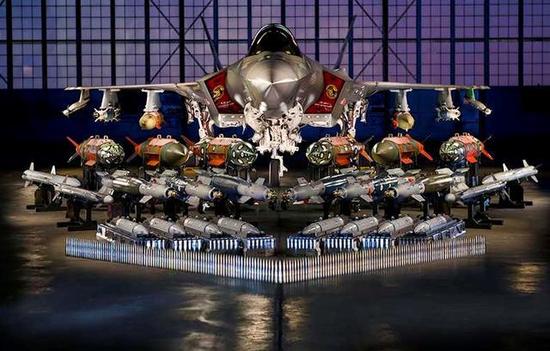 美军F35战机挂载能力有多强:远超歼10B直追歼