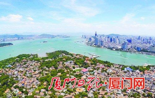 厦门高标准、高水平、高层次推进生态文明建设和生态环境保护。(记者张奇辉 航拍器摄)