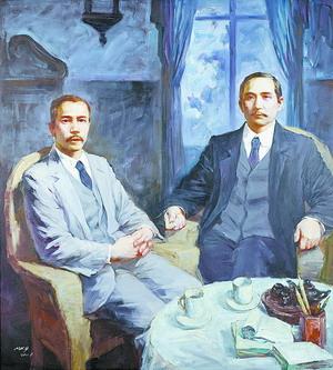 磨漆画《鼓浪屿》