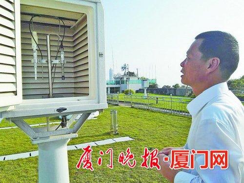 厦门气象观测员值守狐尾山30年 收集老天表情