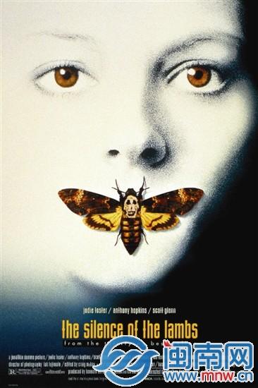 漳州现鬼脸天蛾 在电影《沉默的羔羊》海报见